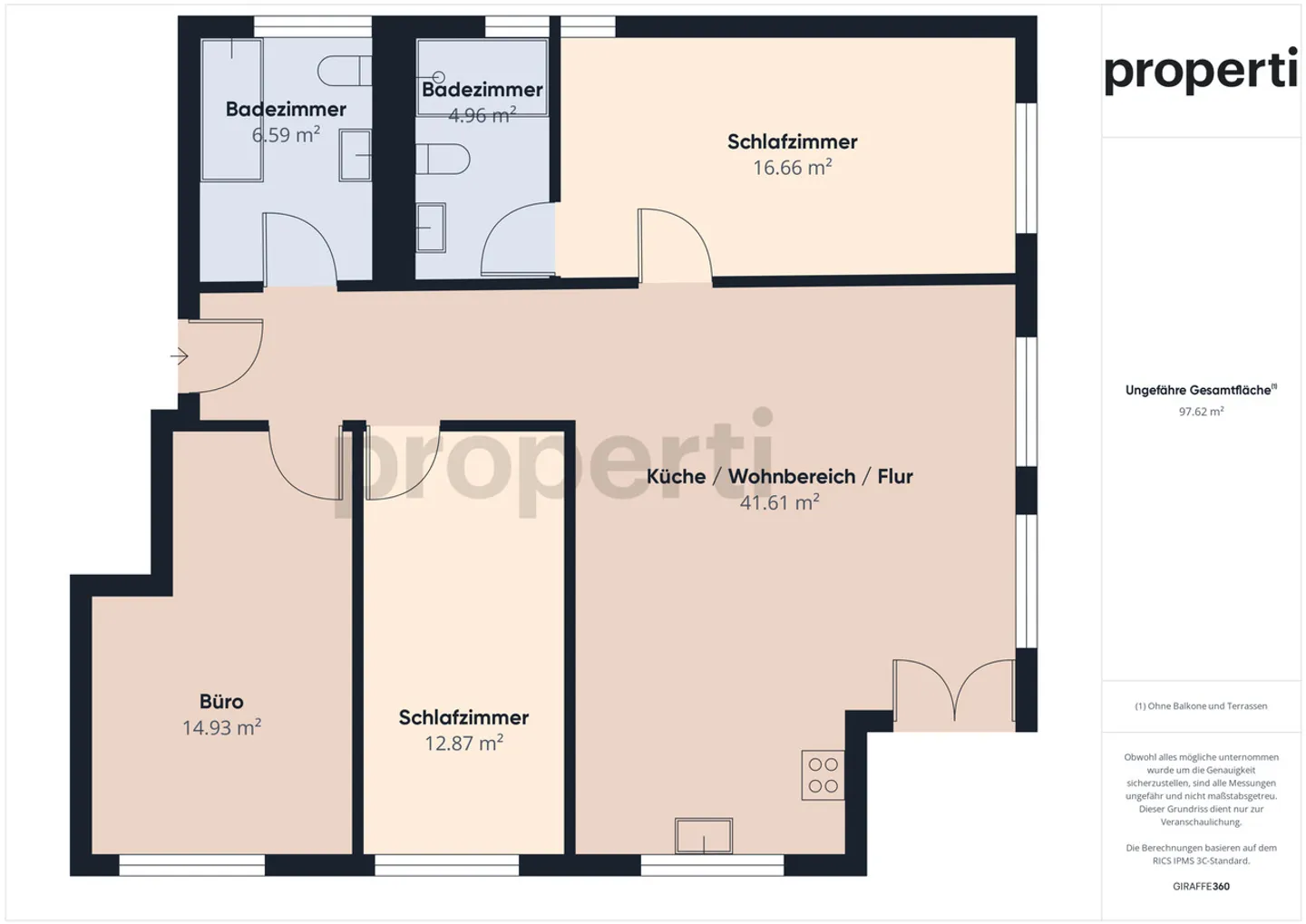 Ideal für junge Familien und Paare: Moderne 4.5-Zimmer-Wohnung mit Wohlfühlfaktor! - Foto 10 von 11