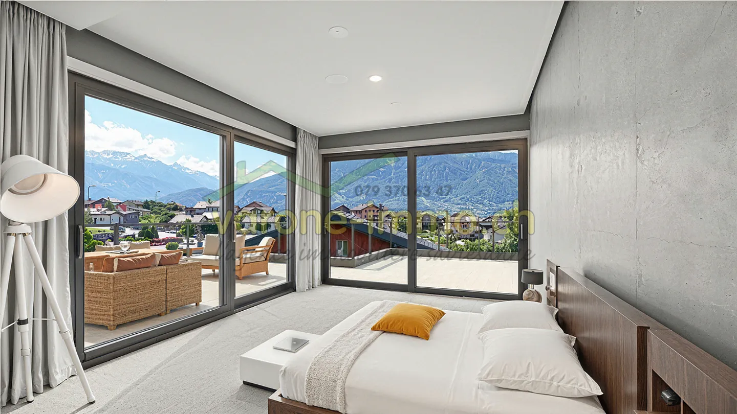 Appartamento attico in nuova residenza Minergie a Savièse - Foto 5 di 11
