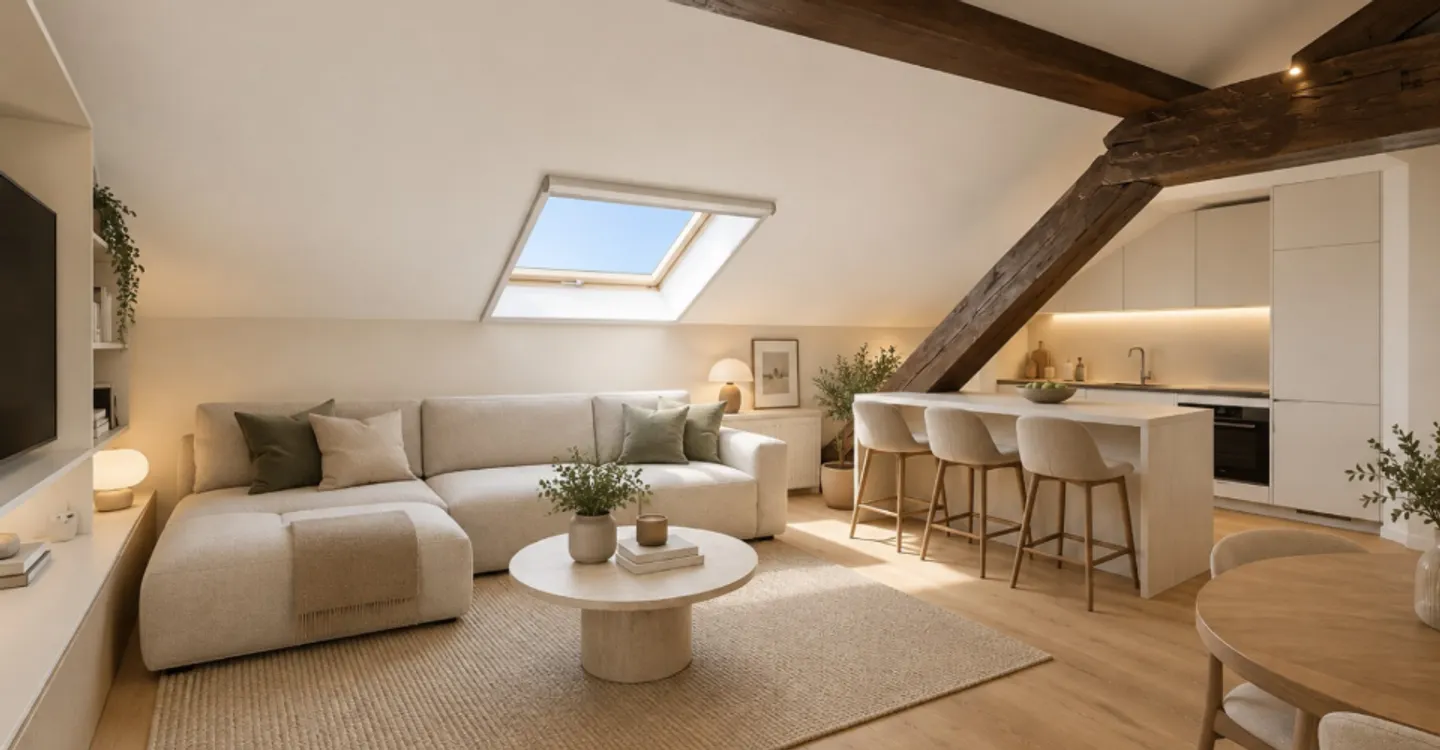 Charmante Duplexwohnung mit privatem Garten - Foto 1 von 7