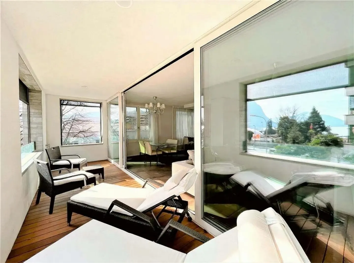 Lugano-Cassarate : appartement luxueux de 4,5 pièces, 150 m², loggia, vue sur le lac ! - Photo 14 sur 15