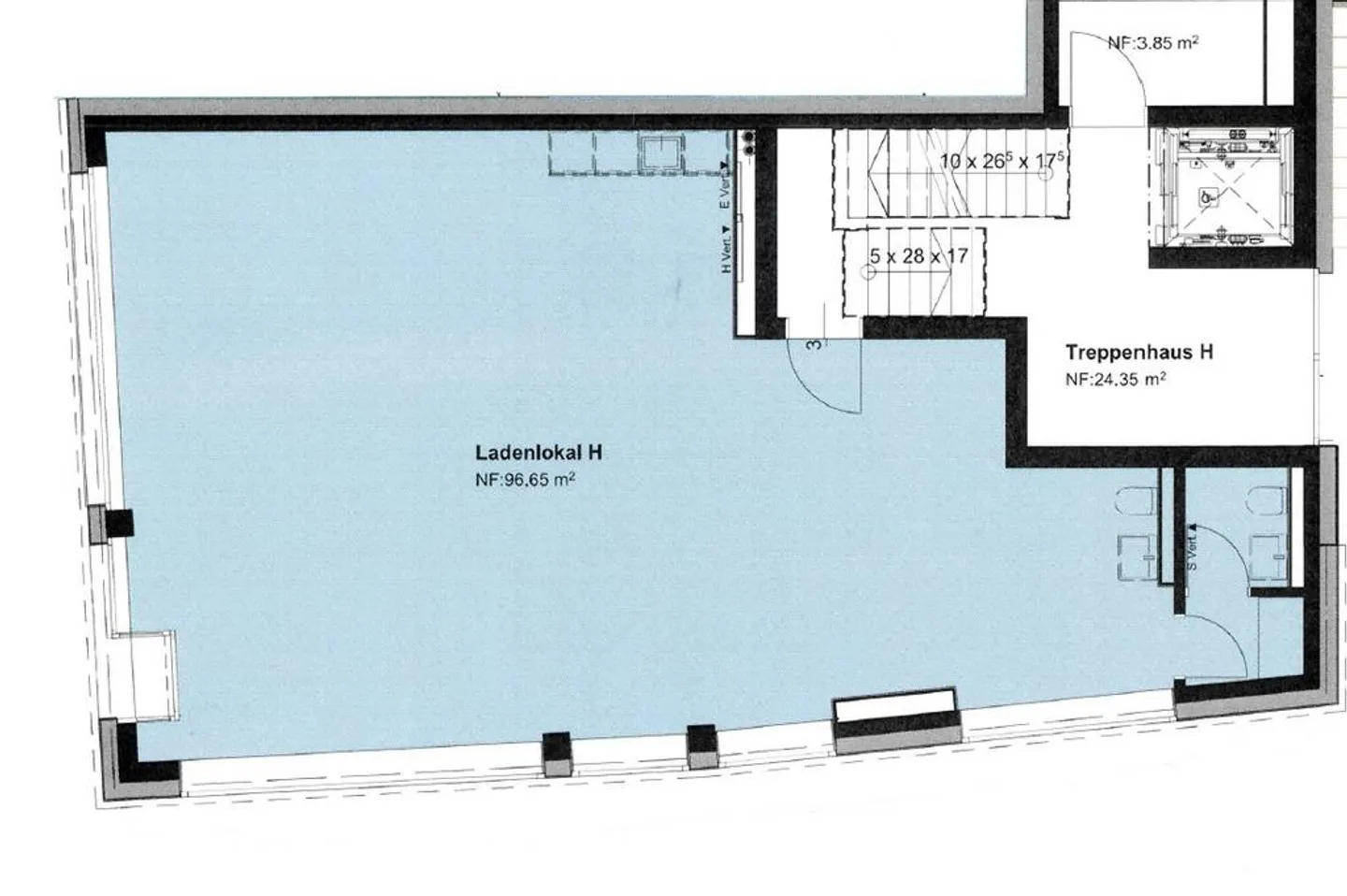 Spazio commerciale attraente nel cuore di Einsiedeln in affitto - Foto 10 di 11