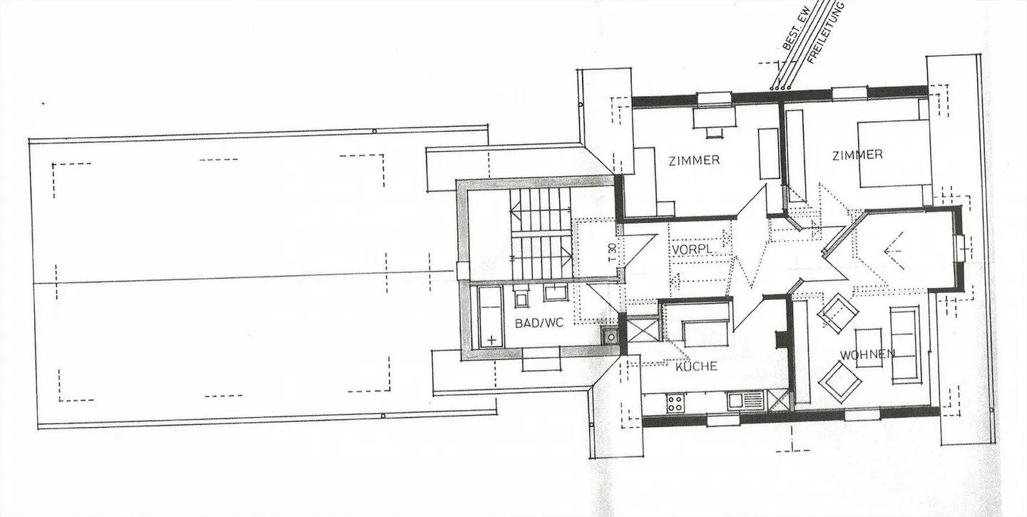 3.5 Zimmer Altbauwohnung mit Charme - Foto 9 von 9