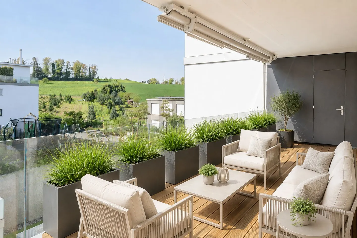 Moderne Wohnung mit sonnigem Balkon - Foto 4 von 7