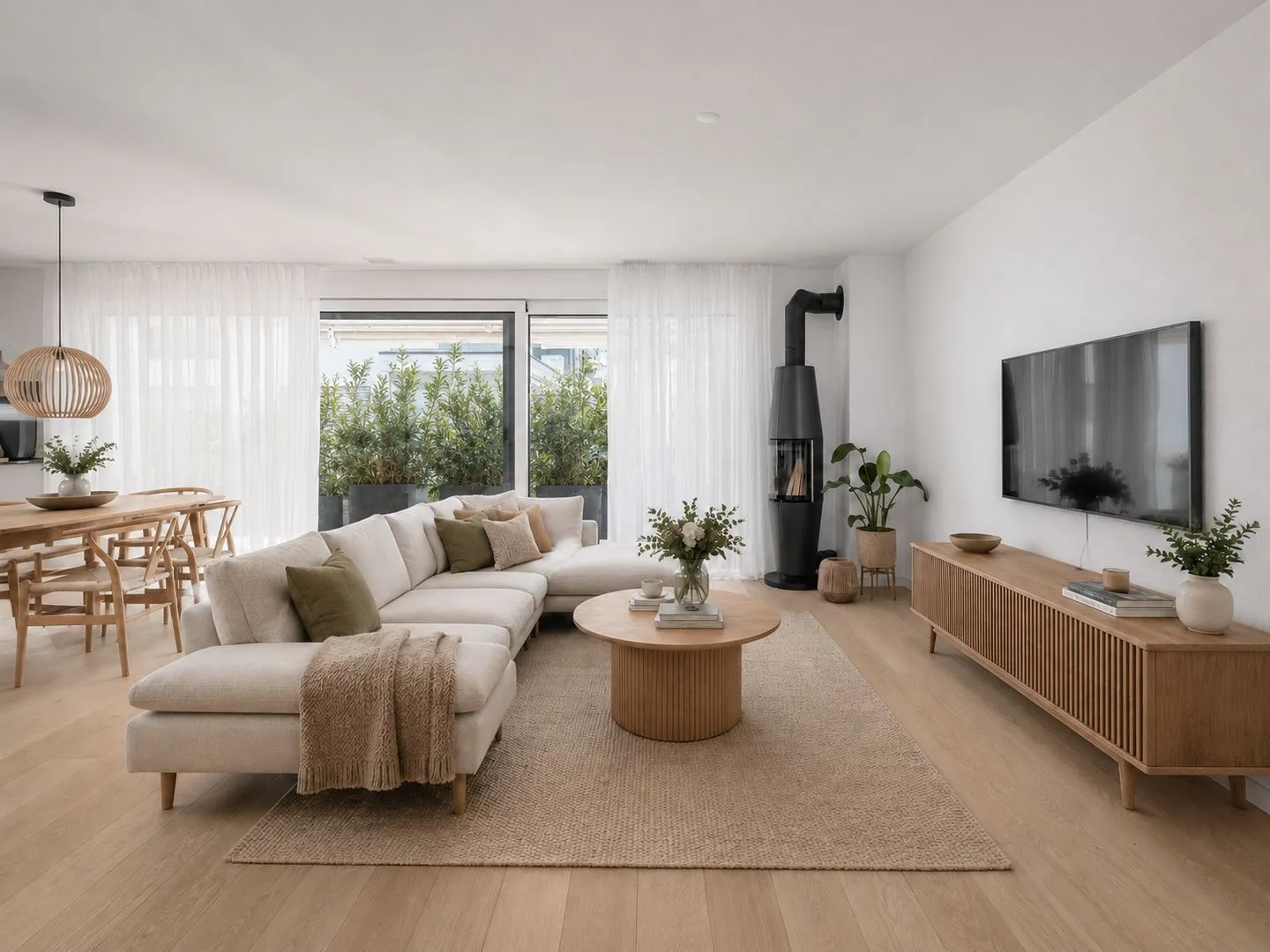 Moderne Wohnung mit sonnigem Balkon - Foto 3 von 7