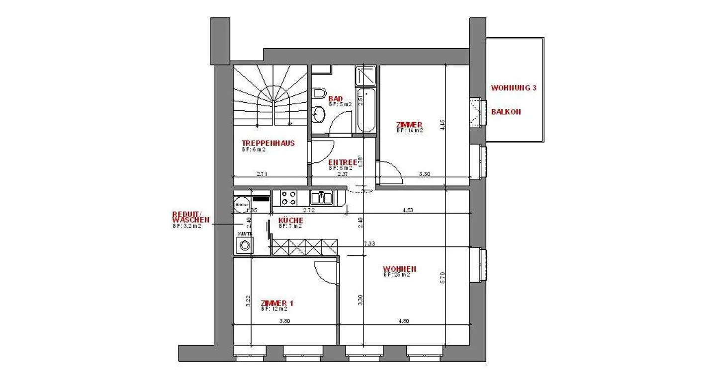 Charmante 3.5 Zimmer Wohnung - Foto 1 von 19