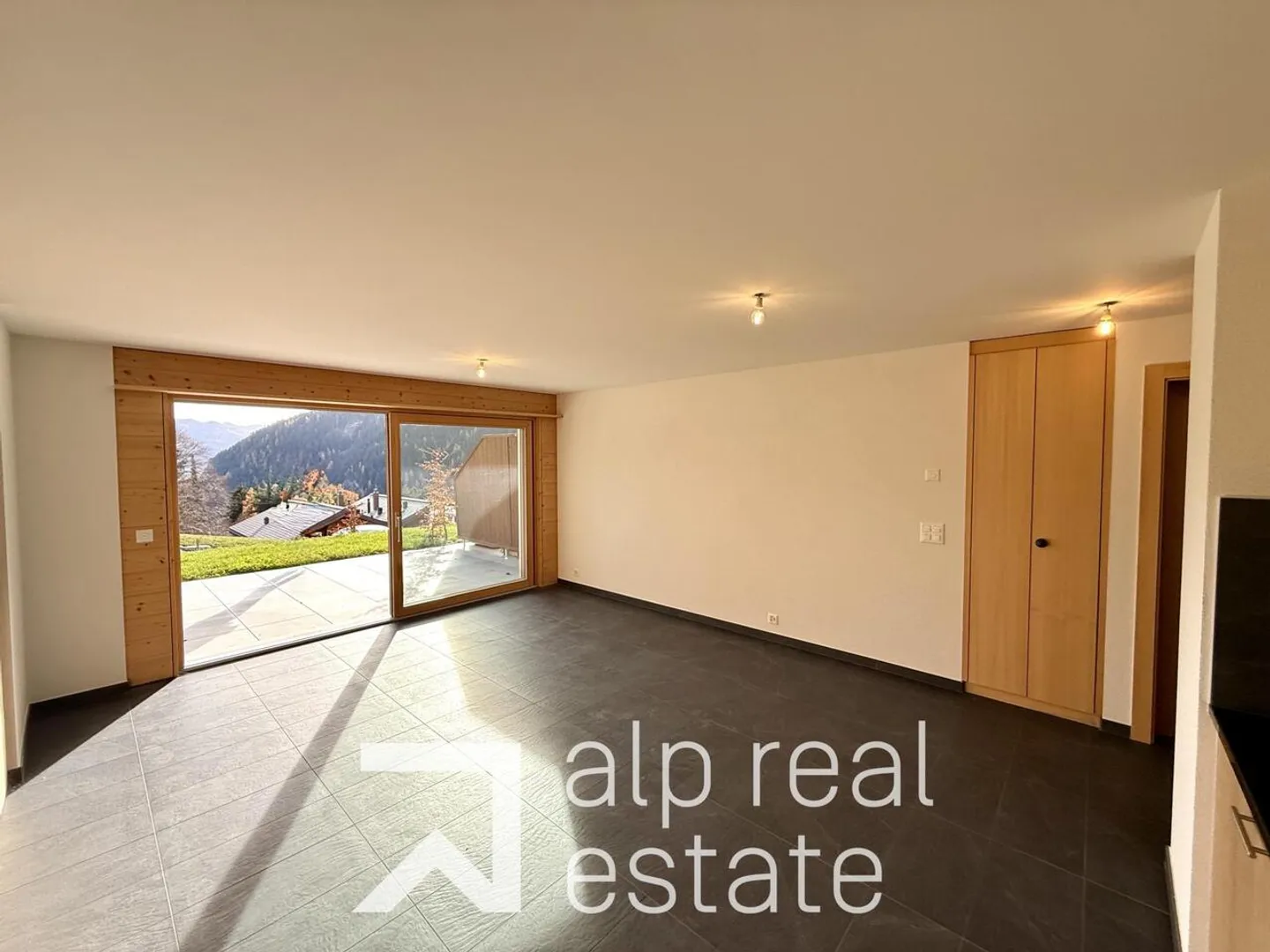 Appartamento nuovo di 2,5 stanze con terrazza a sud e vista sulle montagne - Foto 4 di 15