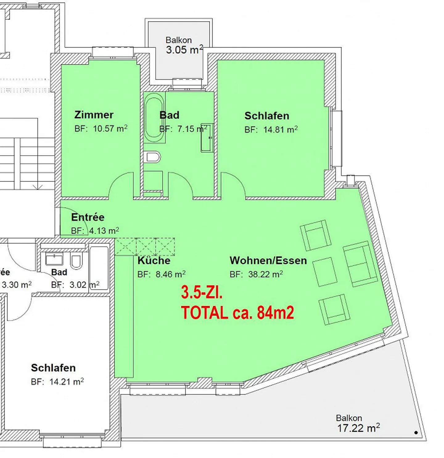 Moderner Ausbau im Zentrum von Pfäffikon - Foto 4 von 4
