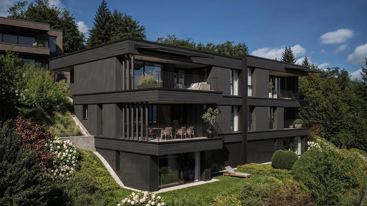 4.5-Room Semi-Detached House in Unterägeri - New Construction Project HORIZON - Photo 1 of 3