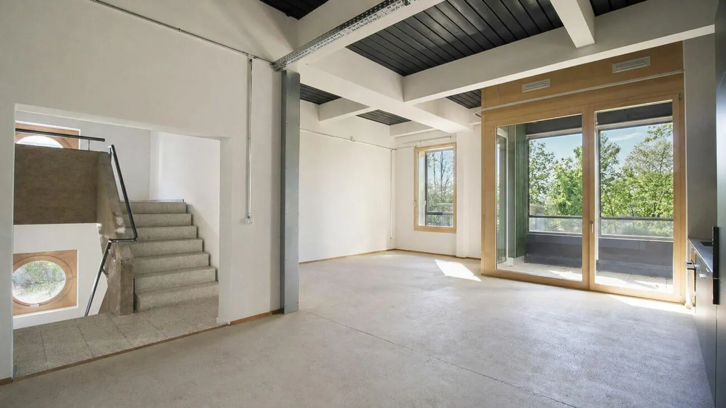 Ampio appartamento duplex sul Reno con fascino industriale - Foto 1 di 11