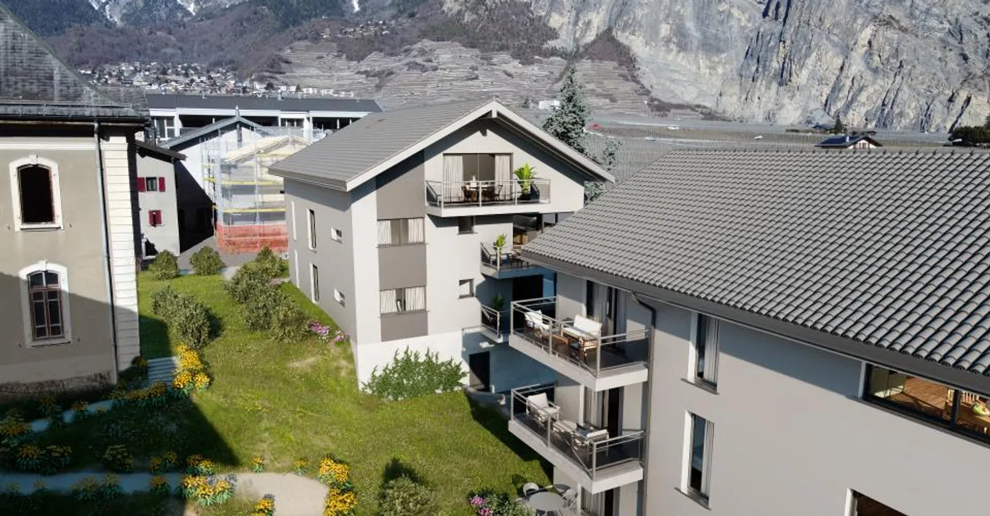 Promotion 'Manoir' 4,5 Zimmer im obersten Stockwerk in Chamoson - Foto 3 von 5
