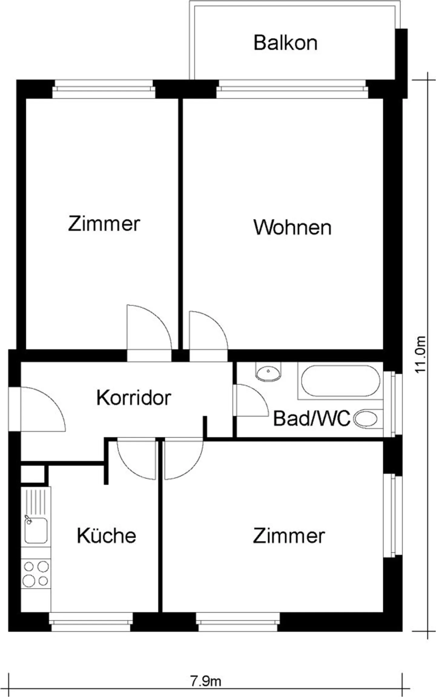 Appartement moderne à Zurich - Photo 8 sur 8