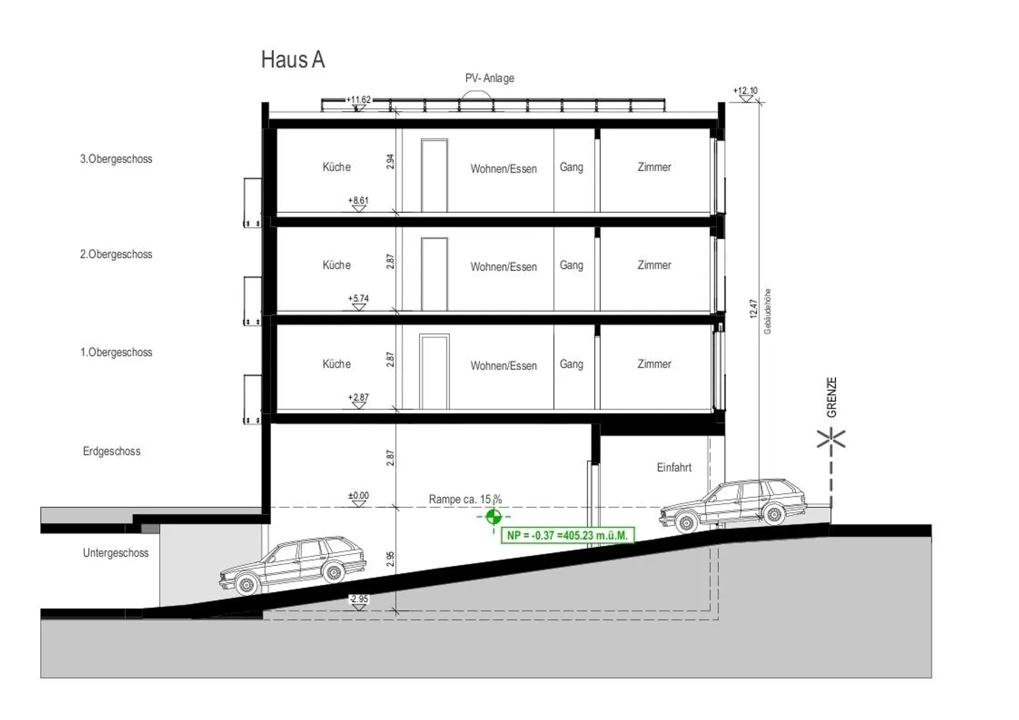 ::Nouveau bâtiment Widnau Ouest:: Appartements en copropriété de 2 ½, 3 ½, 4 ½ pièces - Photo 13 sur 13