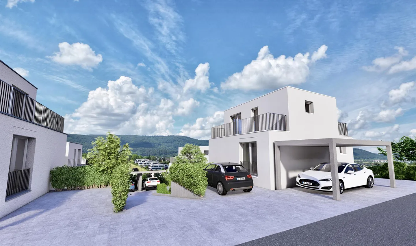 MAISON FAMILIALE RÊVÉE - MAISON INDIVIDUELLE NEUVE À THERWIL - Photo 6 sur 8