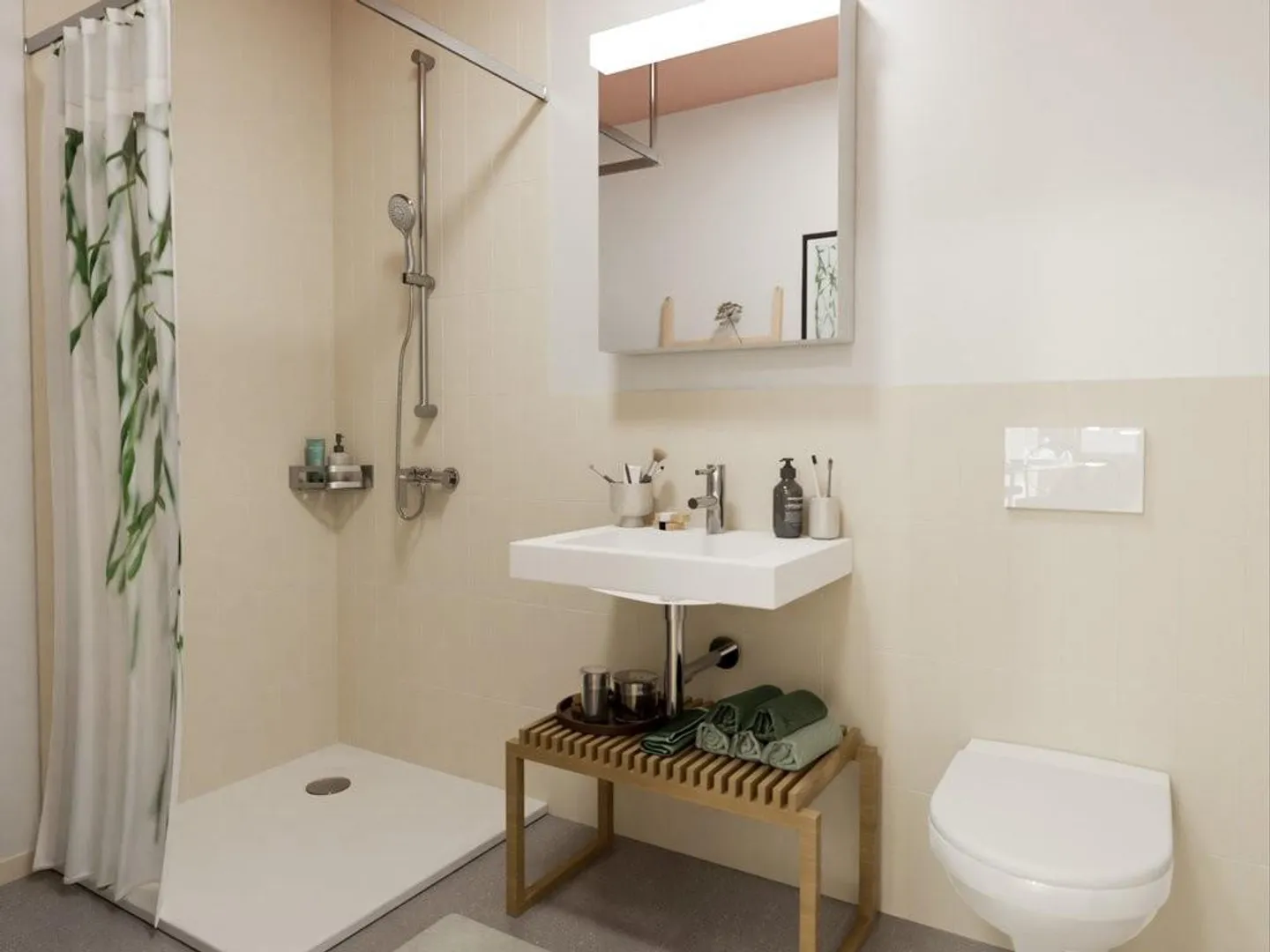 Charmante Wohnung in Les Cinq - Foto 5 von 5