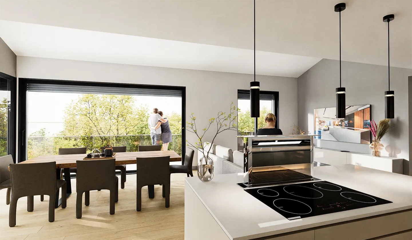 RAFFINIERT UND NEU 4.5 ZIMMER MIT PRIVATEM GARTEN - Foto 3 von 8