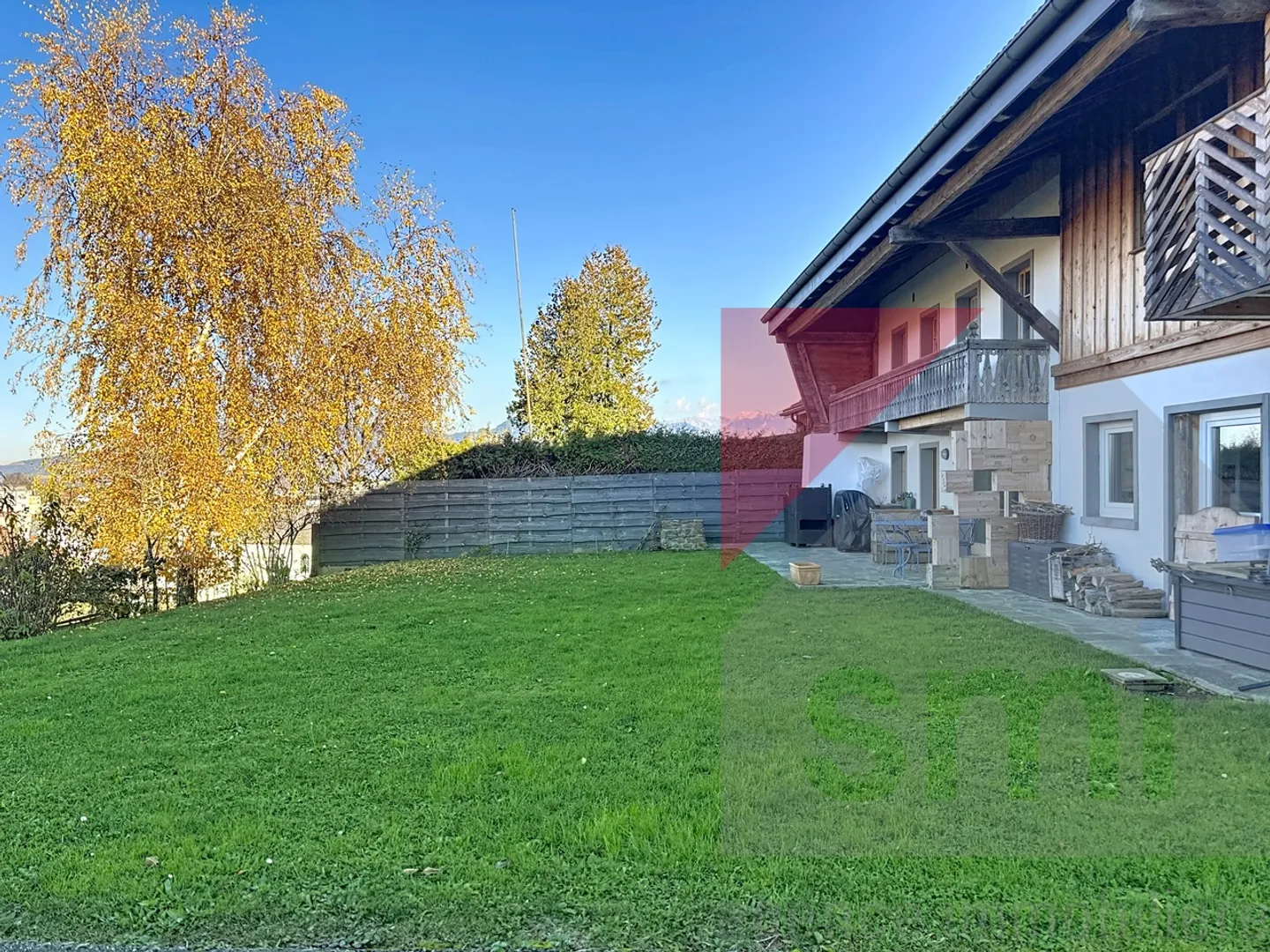 Charmanter Apartment mit 8,5 Zimmern in einem renovierten Bauernhof in Vuadens - Foto 3 von 21