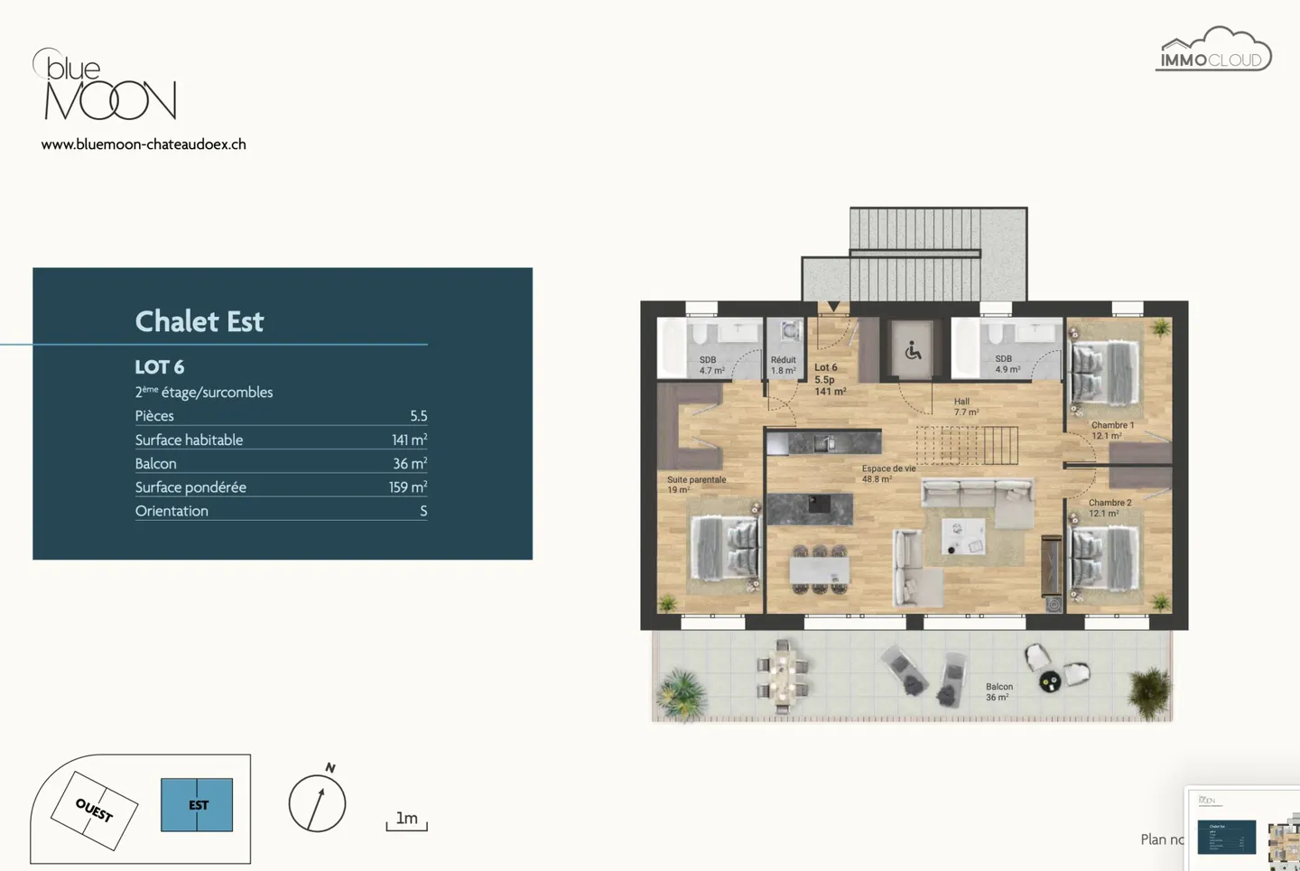 Duplex-Attik mit Atemberaubender Aussicht - Foto 8 von 10