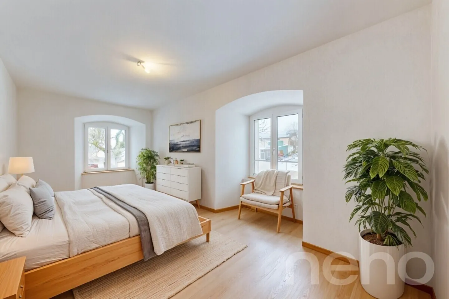 Superbe appartement de 3.5p orienté sud-ouest dans bâtiment historique - Photo 11 sur 13