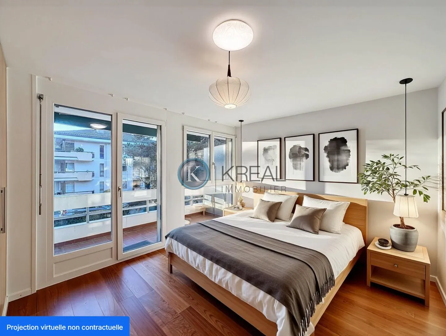 Wohnung mit 3.5 Zimmern, nur wenige Schritte vom Genfer See entfernt - Photo 4 sur 8