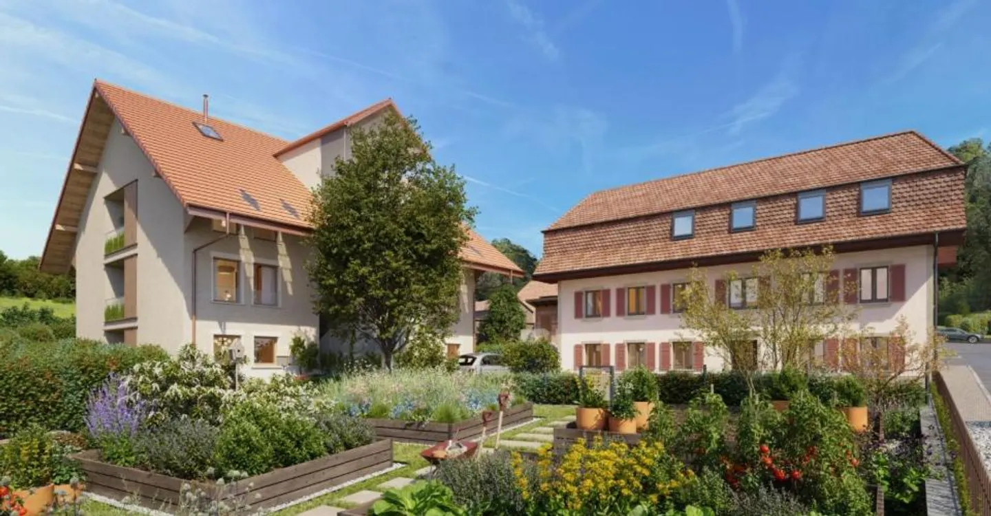 Appartamento di 3,5 locali al 1° piano con loggia e giardino orto - Foto 2 di 5