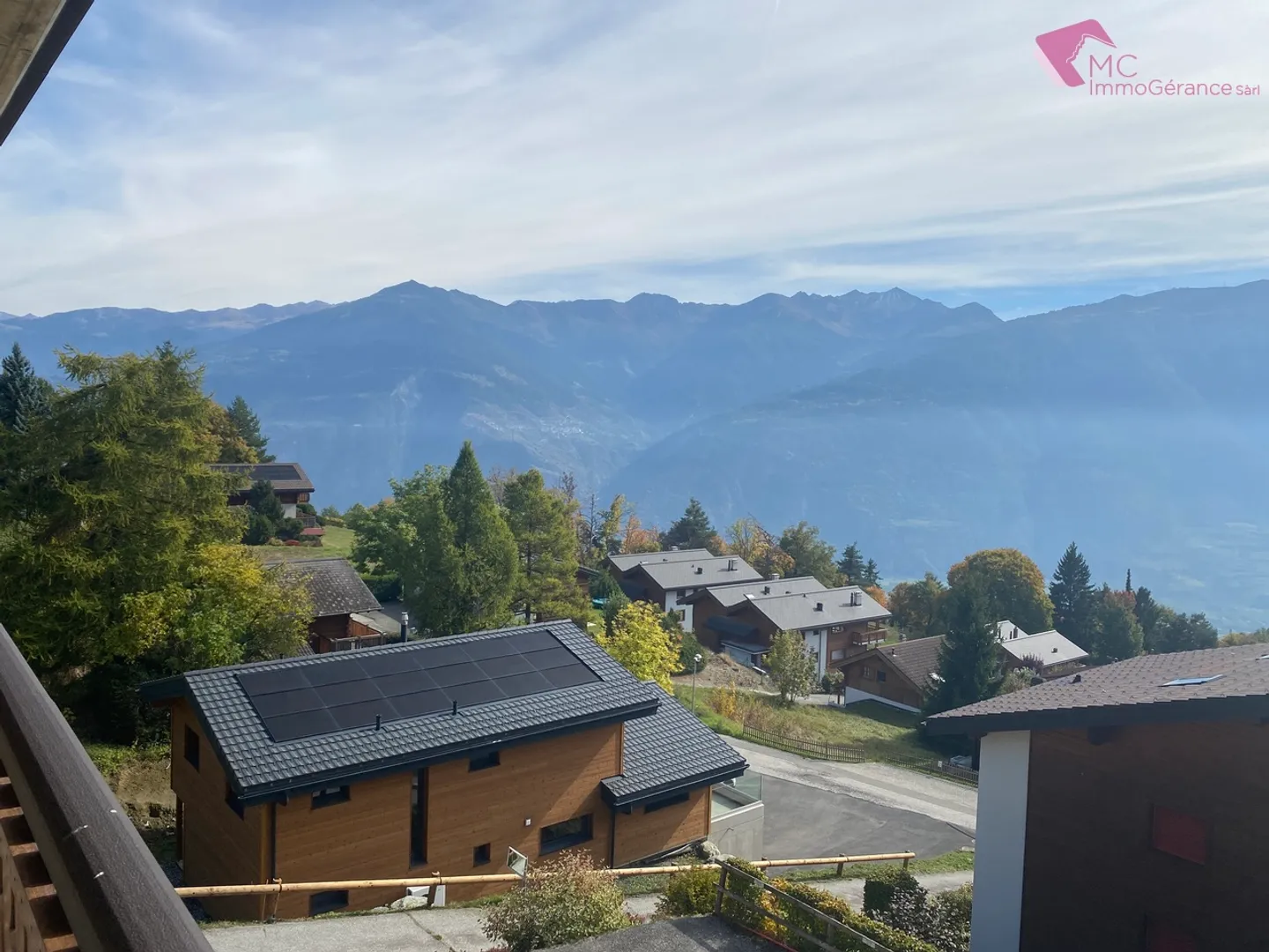 Ovronnaz - Charmante 2,5 Zimmer Süd - atemberaubende Aussicht - Foto 1 von 14