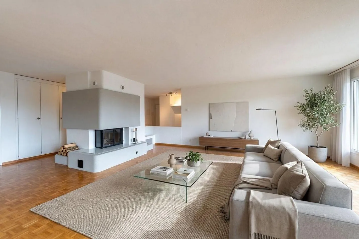 Attractive Ground Floor Apartment with Fireplace and Plenty of Storage Space - Photo 1 of 13
