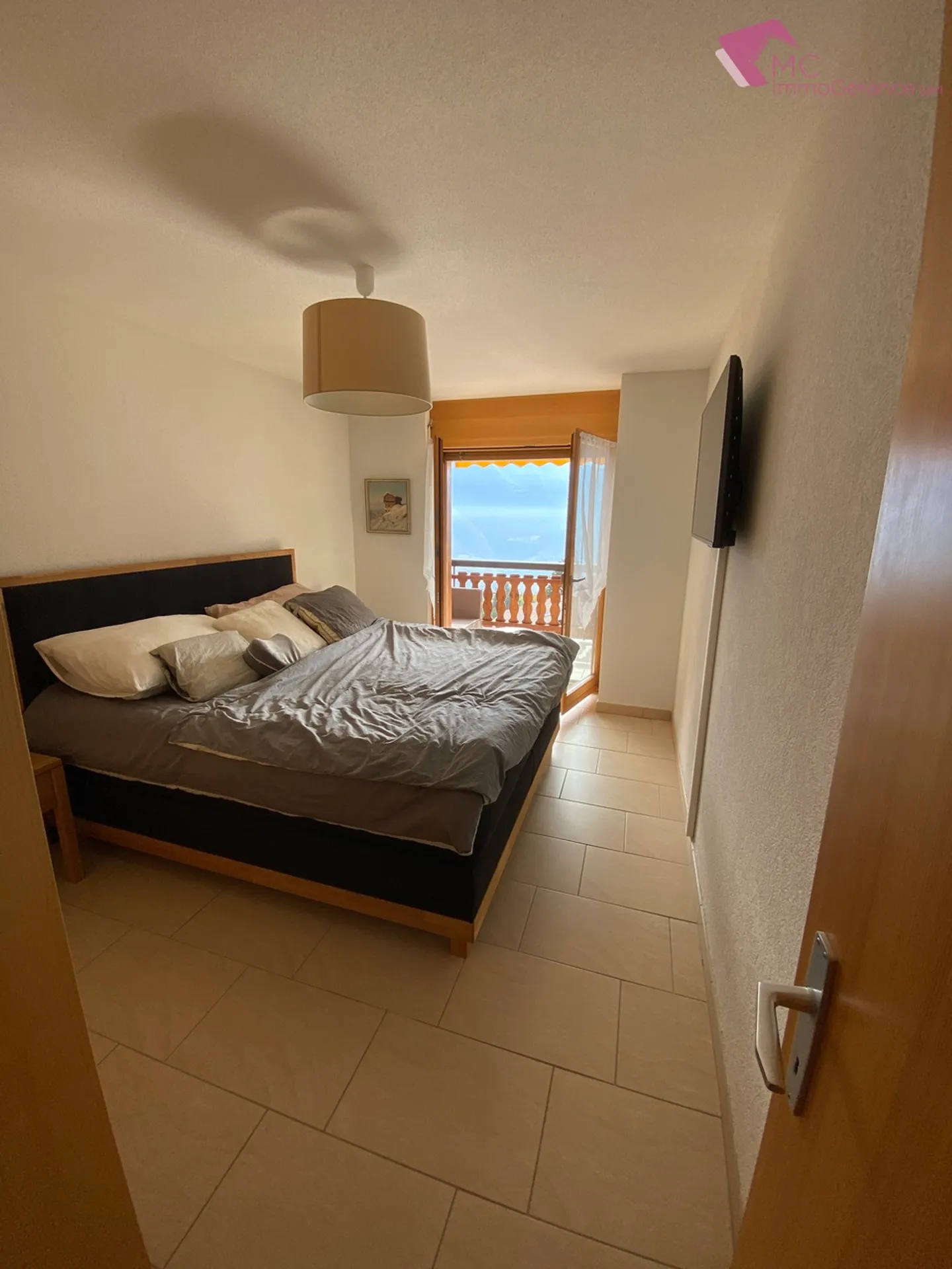 Ovronnaz - Charmante 2,5 Zimmer Süd - atemberaubende Aussicht - Foto 10 von 14