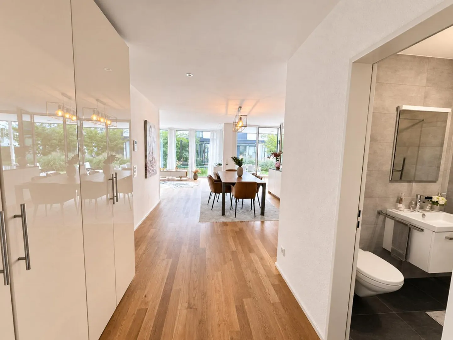 Moderno appartamento giardino di 4,5 stanze al piano terra a Reinach AG - Foto 15 di 16