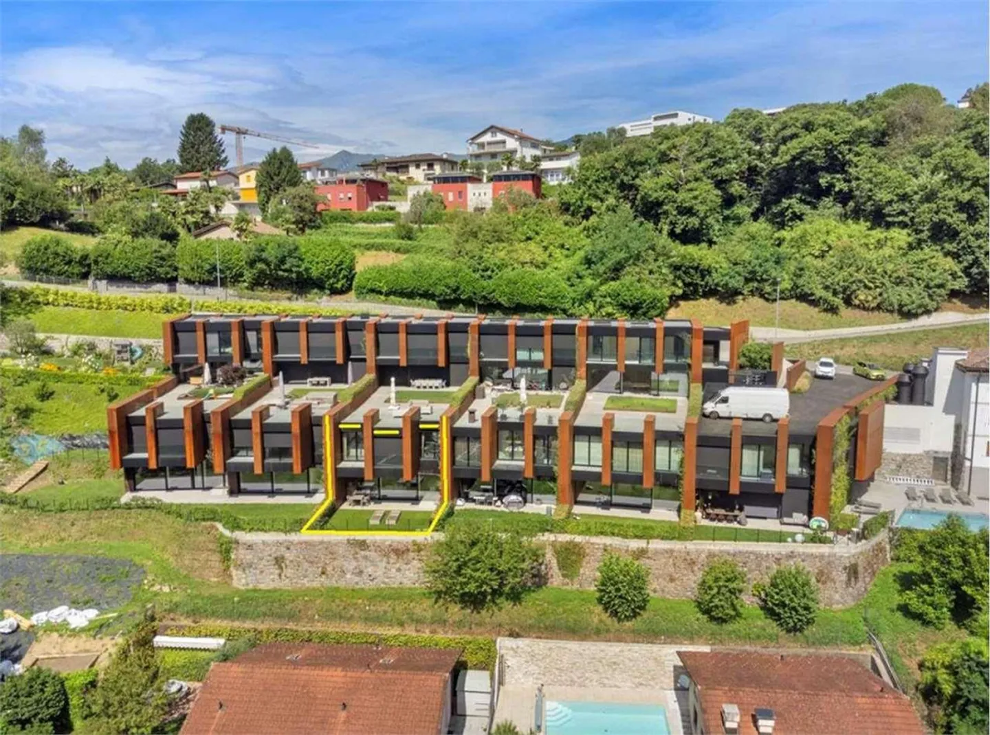 Duplex mit Seeblick, Garten und Schwimmbad - Foto 1 von 13