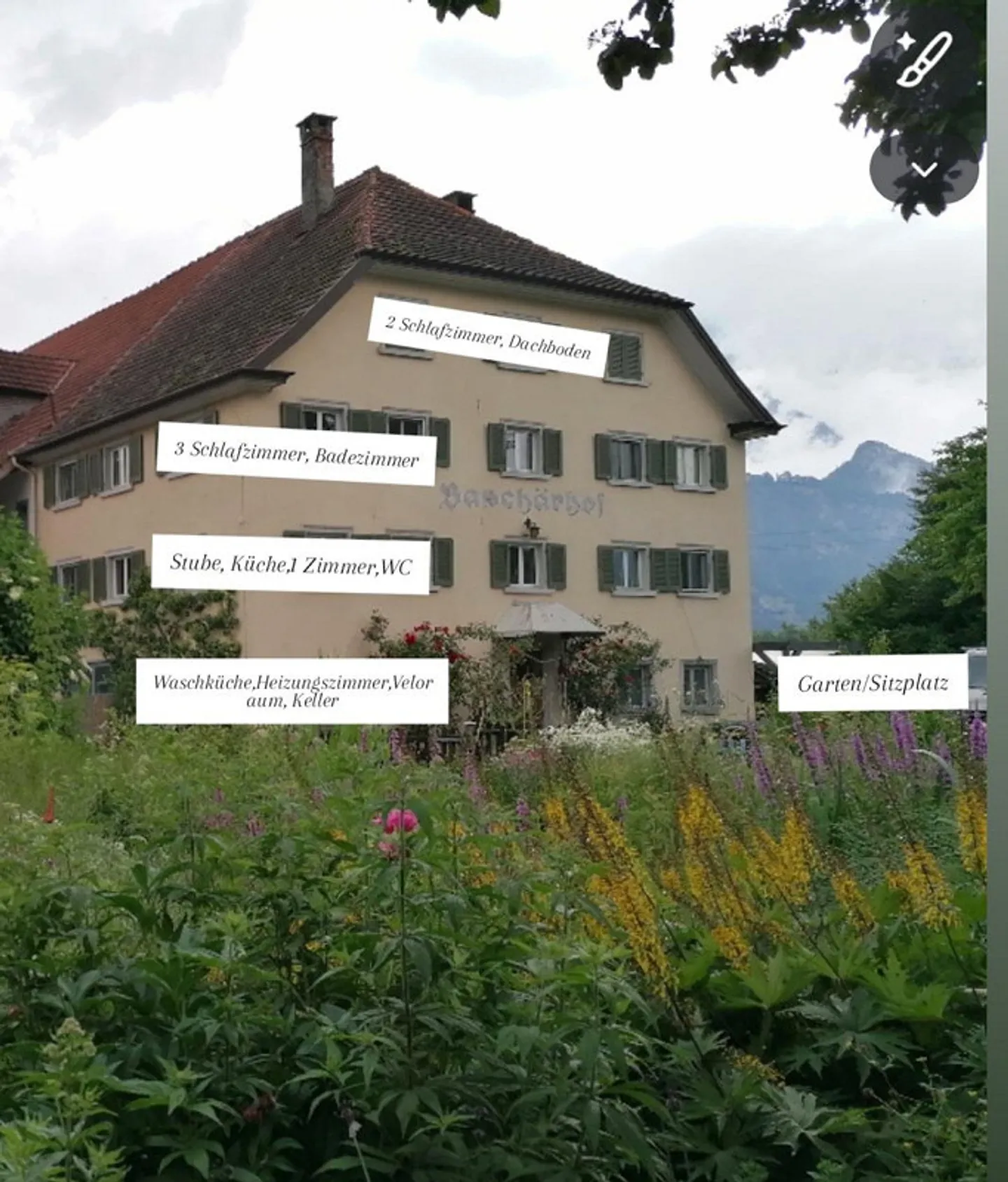 Grosses Bauernhaus mit Garten - Foto 2 von 12