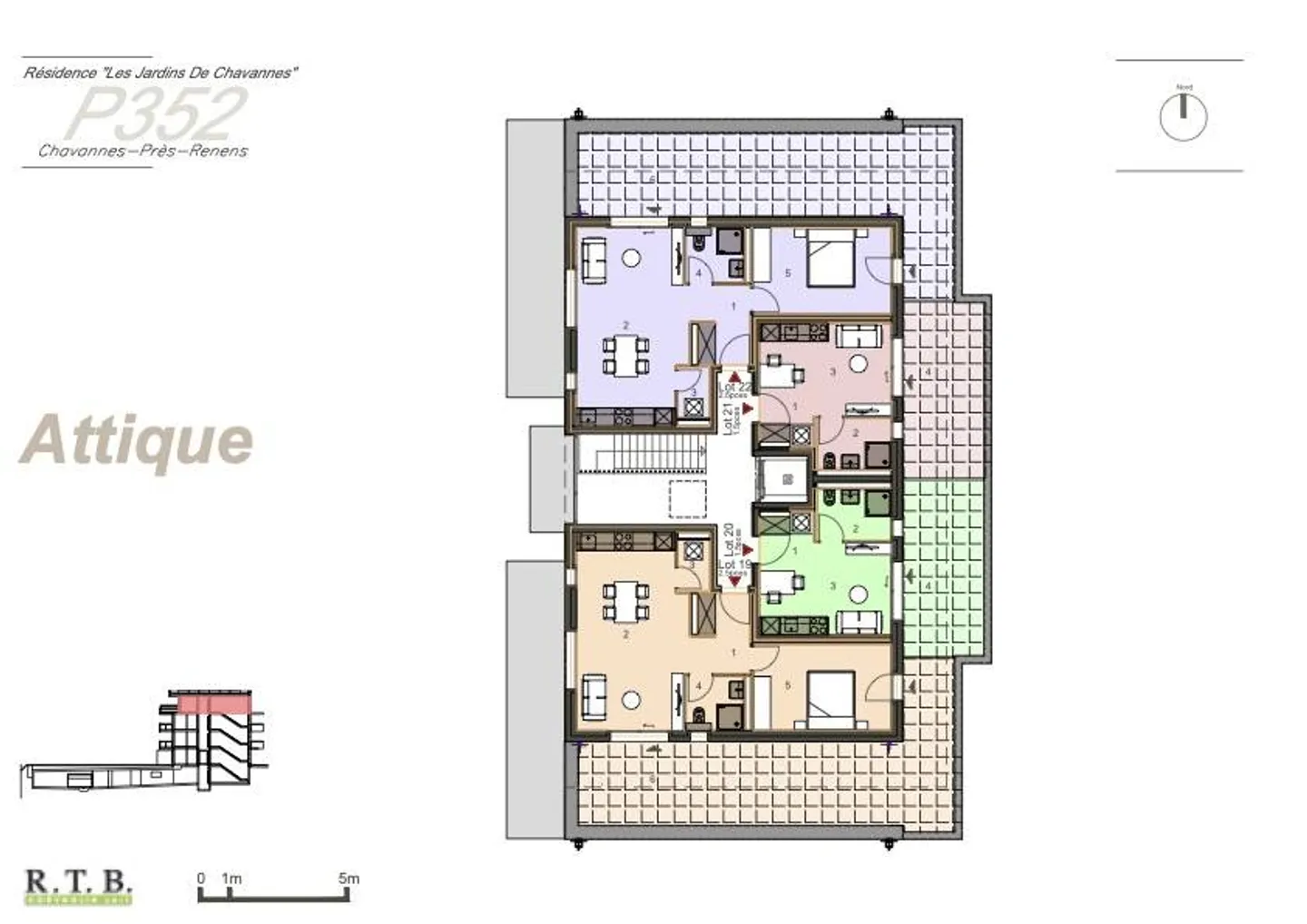 Wohnung 2,5 Zimmer im Dachgeschoss (Einheit 22) - Foto 9 von 13