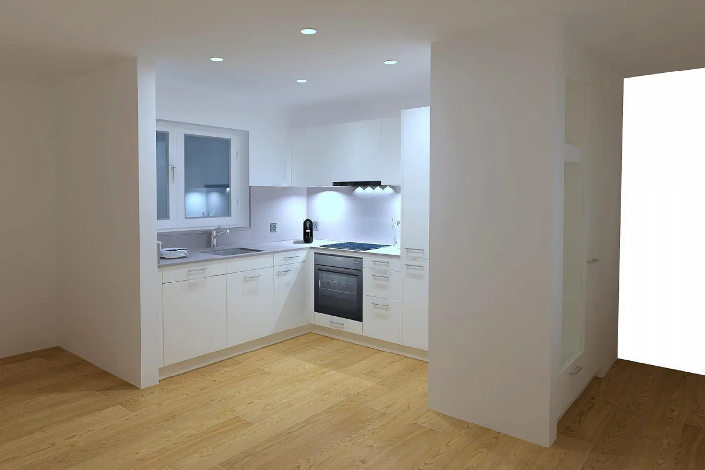 PREMIÈRE LOCATION après RÉNOVATION COMPLÈTE ! Appartement de jardin 4.5 pièces ! - Photo 2 sur 5