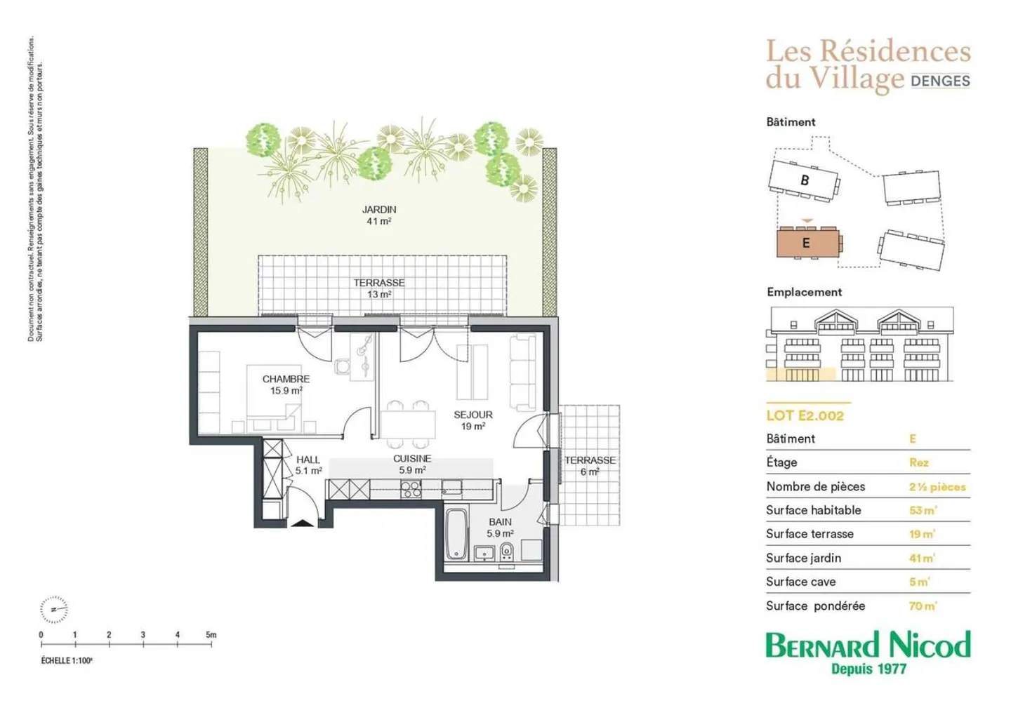 New promotion! 2.5-room apartment on the garden level. - Photo 7 of 7