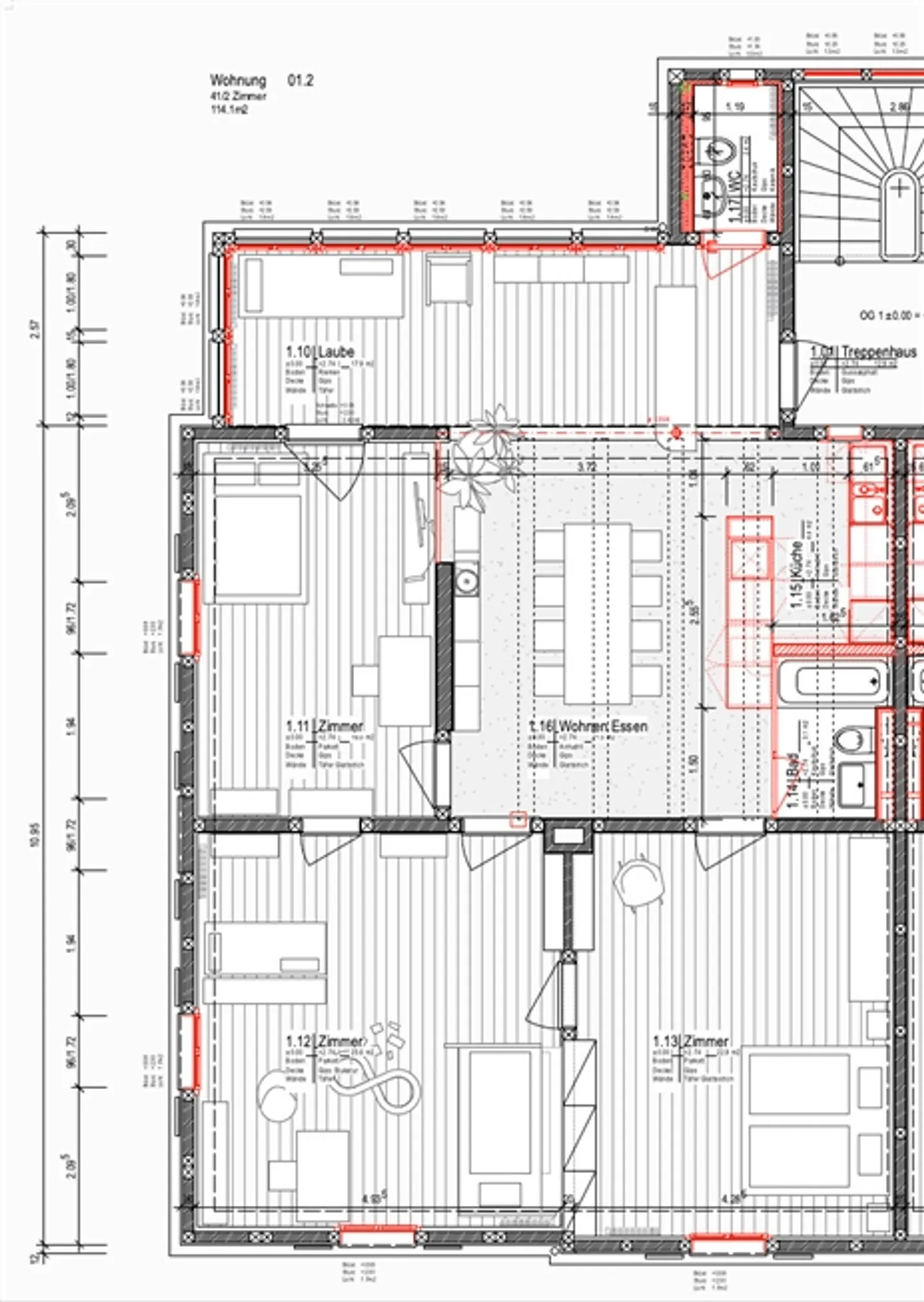 «4½ ZI-WOHNUNG IN BERN - LORRAINE, MÖBLIERT, TEMPORÄR» - Foto 9 von 9