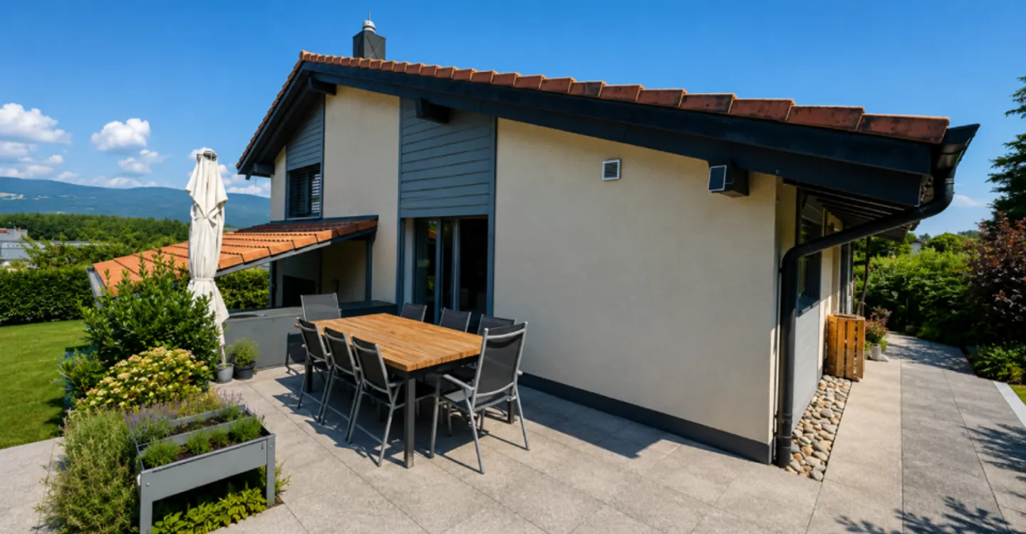 Hervorragende 5,5-Zimmer-Einzelvilla in Yvonand mit Pool und grossem Garten - Foto 5 von 13