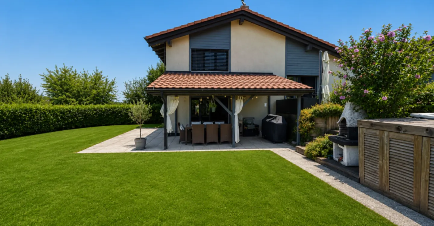Hervorragende 5,5-Zimmer-Einzelvilla in Yvonand mit Pool und grossem Garten - Foto 6 von 13