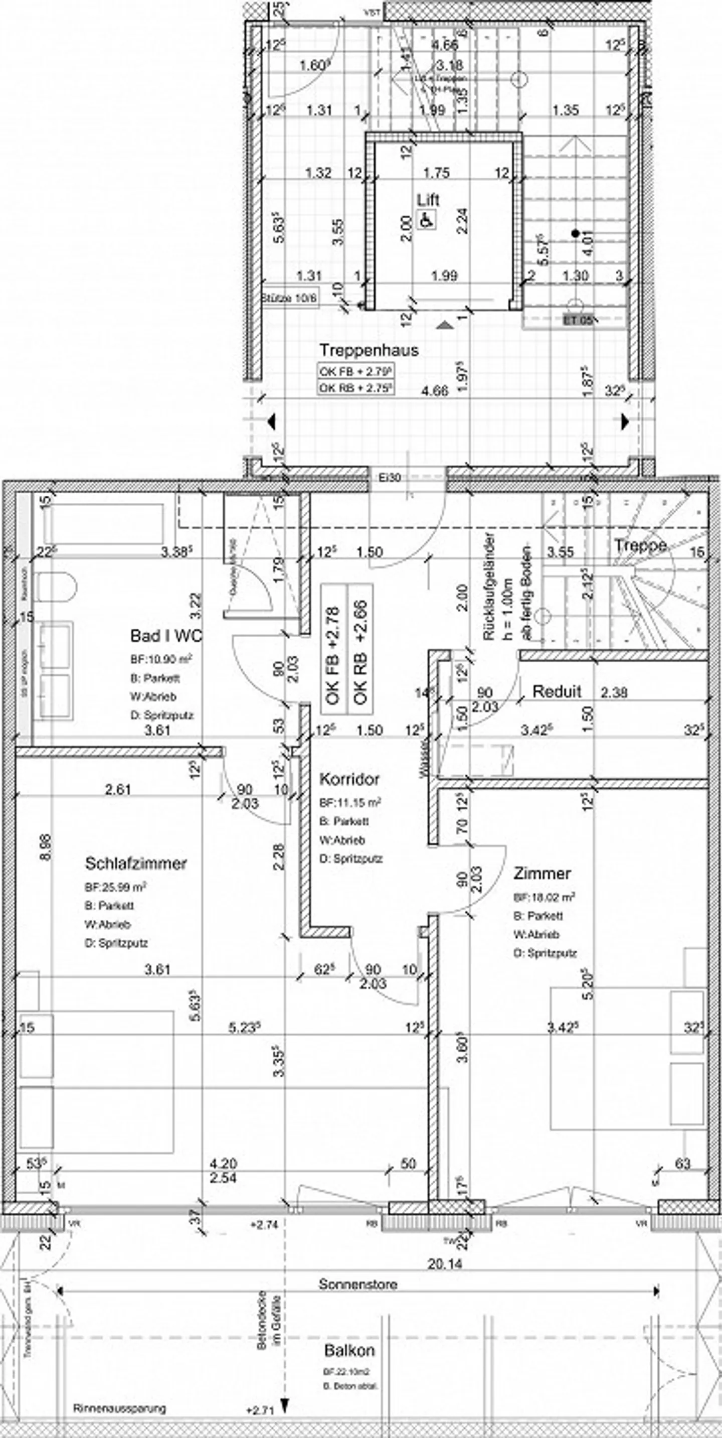 Raum für Leben  stilvolle 4-Zimmer-Wohnung auf zwei Etagen - Foto 11 von 11