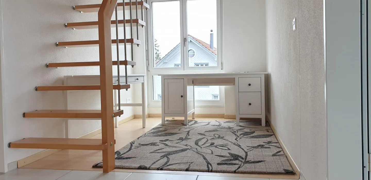 Beautiful, bright 5.5-room maisonette loft apartment with winter garden + Säntis view - Photo 13 of 21