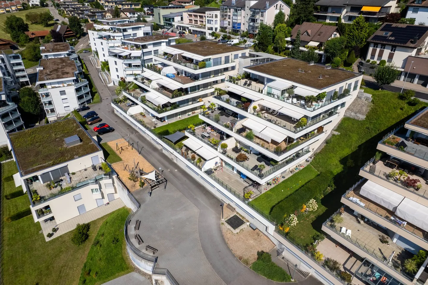 Sonnige Terrassenwohnung mit Panorama auf den Pilatus - Foto 6 von 7