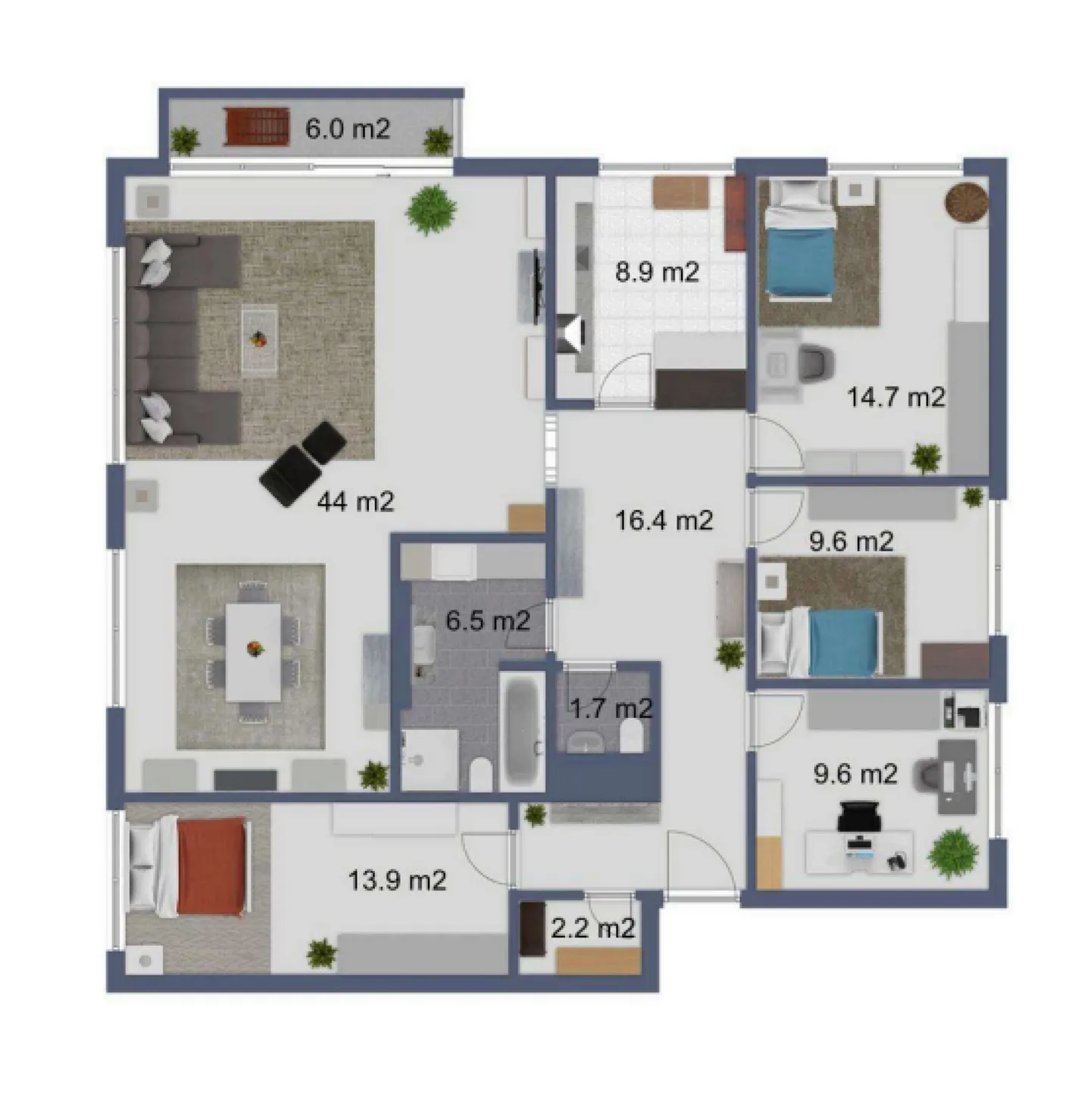 Rénové avec style : Appartement spacieux de 5,5 pièces à Zollikofen - Photo 10 sur 10