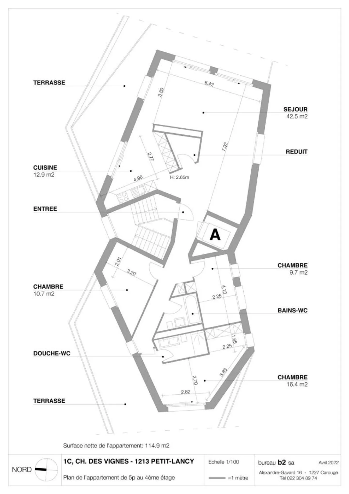 Penthouse 5 rooms - Photo 5 of 5