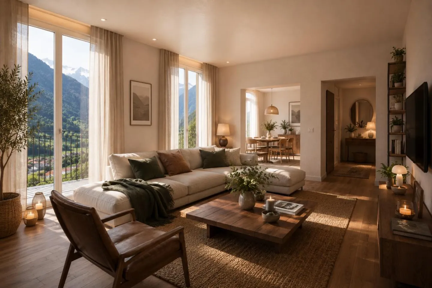 Luxus-Penthouse mit atemberaubender Aussicht - Foto 3 von 10