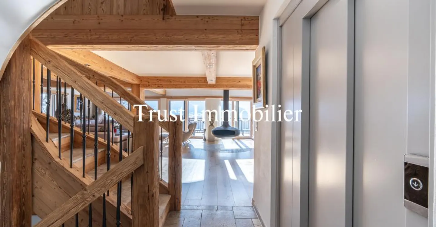 6014. Chalet eccezionale ad Arbaz - Forza ed eleganza di fronte alle montagne - Foto 4 di 13