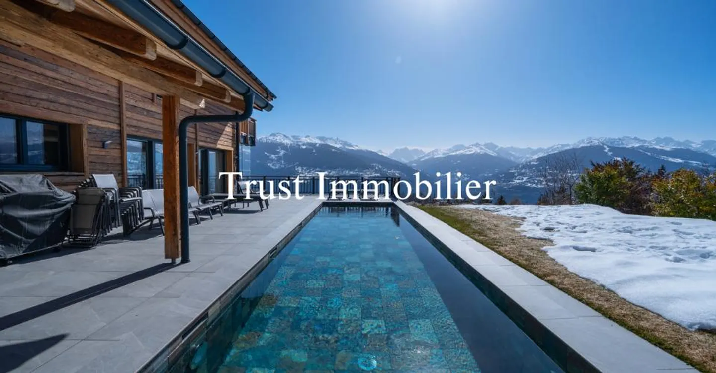 6014. Chalet eccezionale ad Arbaz - Forza ed eleganza di fronte alle montagne - Foto 2 di 13