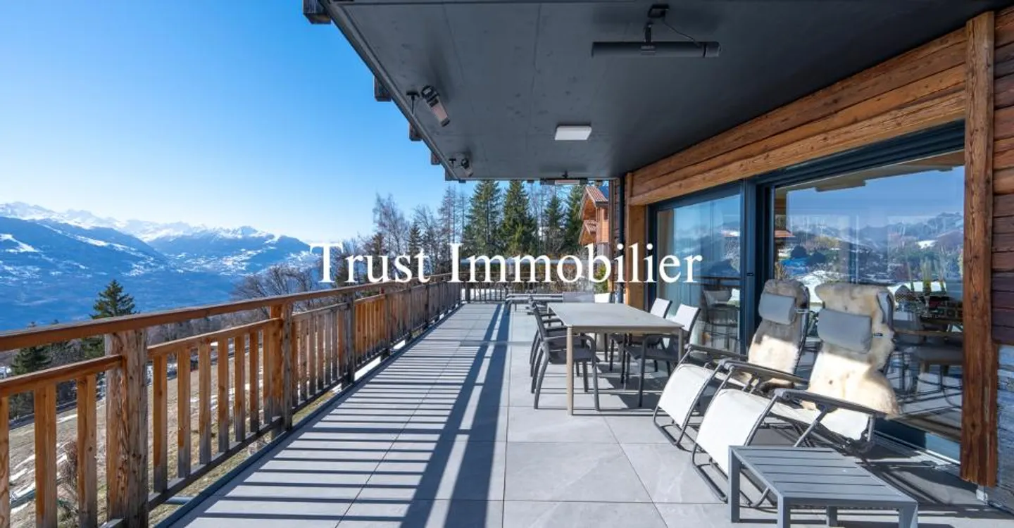6014. Chalet eccezionale ad Arbaz - Forza ed eleganza di fronte alle montagne - Foto 9 di 13