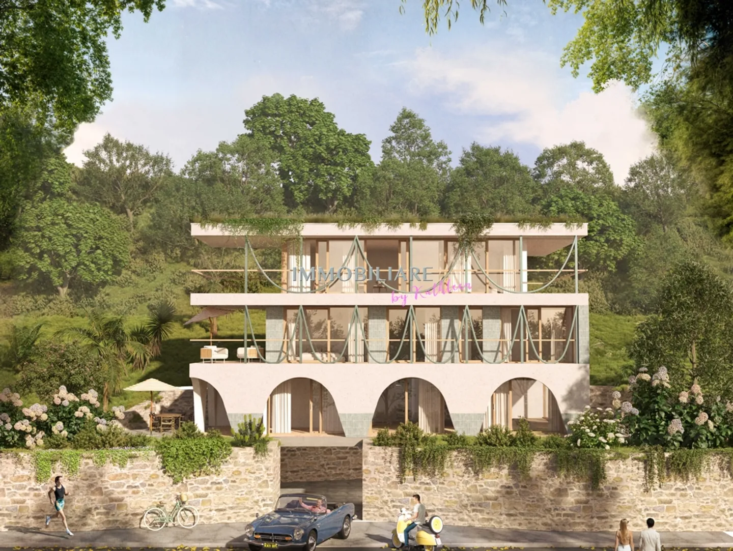 Buildable land for a villa on 3 floors in Agra – Collina d’Oro - Photo 1 of 10