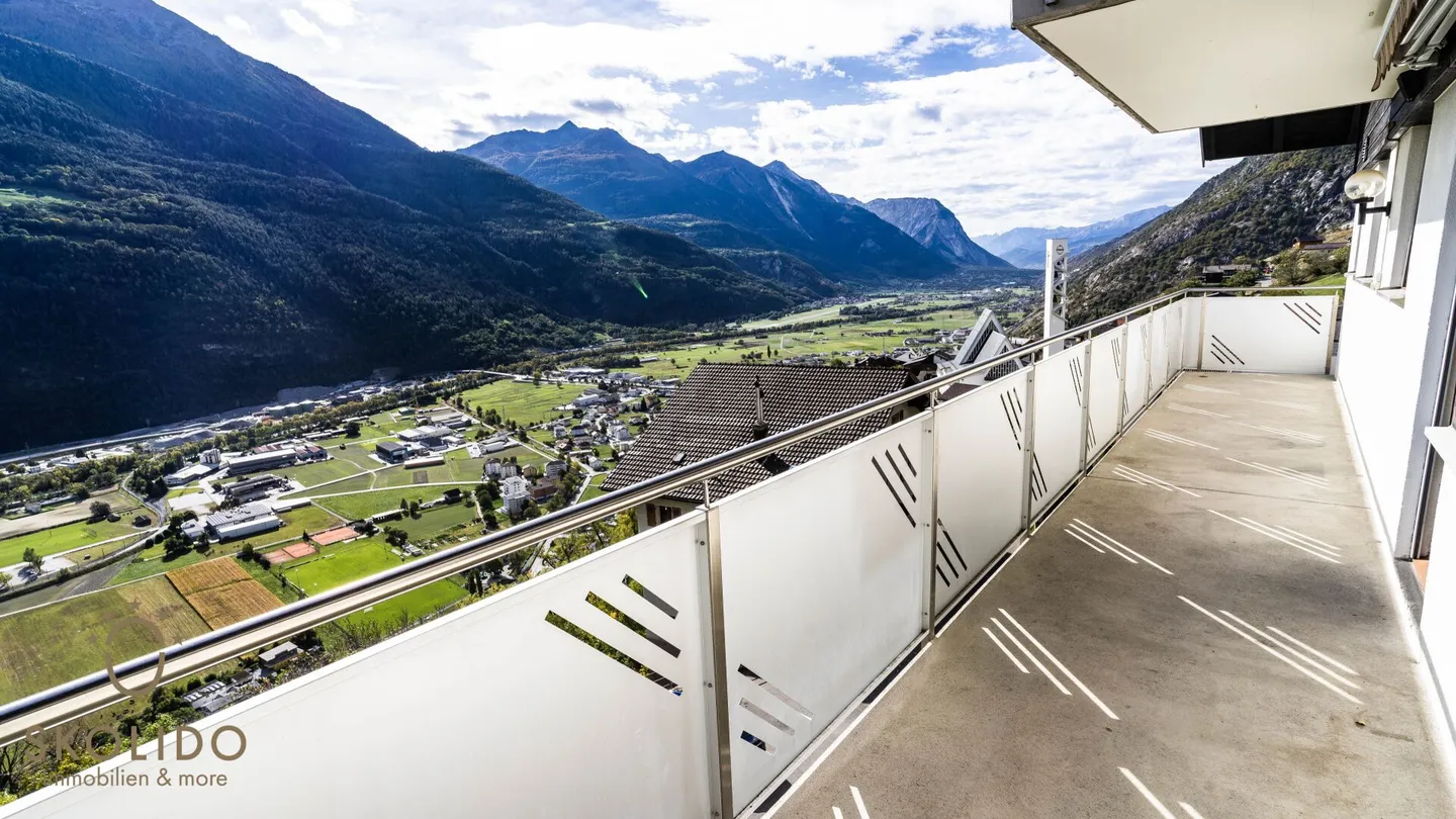 Appartamento 4,5 locali completamente ristrutturato con vista sulla valle del Rodano - Foto 17 di 20