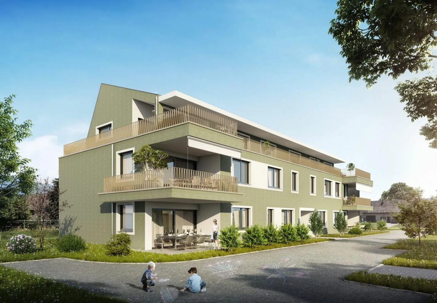 Ihr neues Zuhause: Stilvolle 4½-Zimmer-Erdgeschosswohnung in Kriessern - Foto 2 von 6