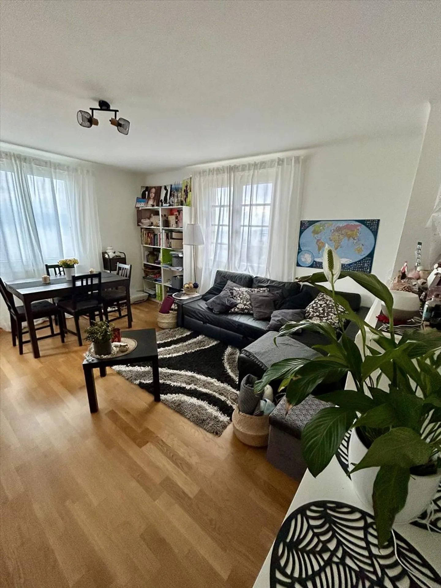 Beautiful refreshed 3-room apartment on the 1st floor with stunning views of the lake and the Alps - Photo 5 of 9