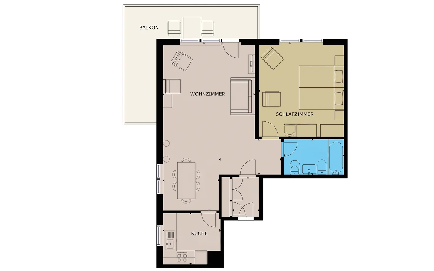 Appartamento 2,5 locali a Winkelmatten - Foto 2 di 9